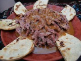 Carne deshilada con recado