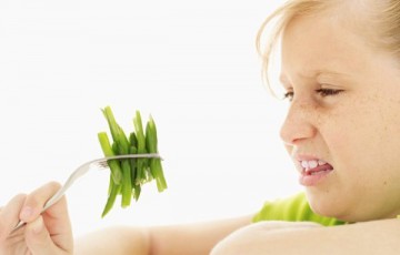 Porque a los niños no les gustan las verduras